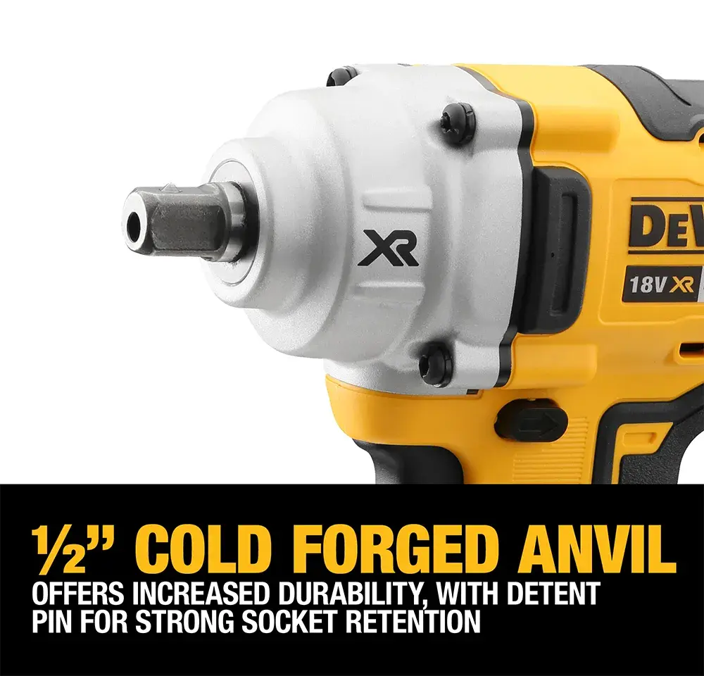 DEWALT® 18V XR® Brushless Compact High Torque 1/2 in. Impact Wrench (Tool Only)