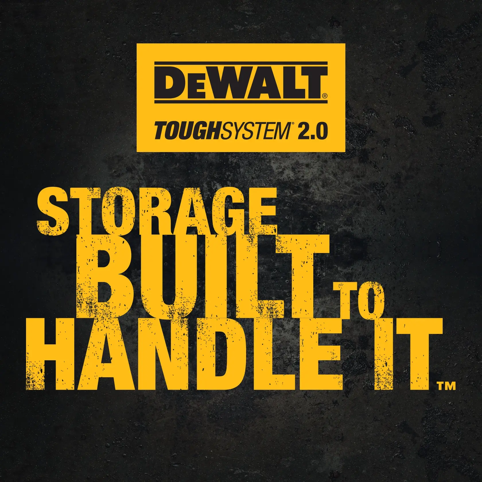 DEWALT® TOUGHSYSTEM® 2.0 - DS450 Mobile Storage Box