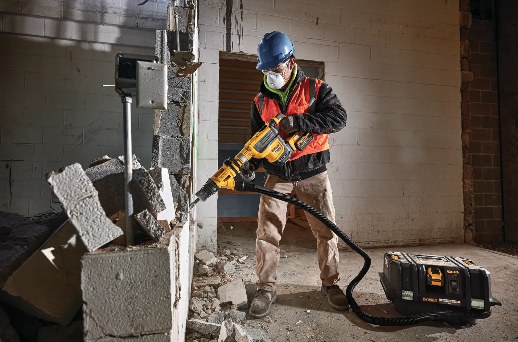 DEWALT® 54V XR® FLEXVOLT® 45mm SDS Max Hammer Drill (Tool Only)