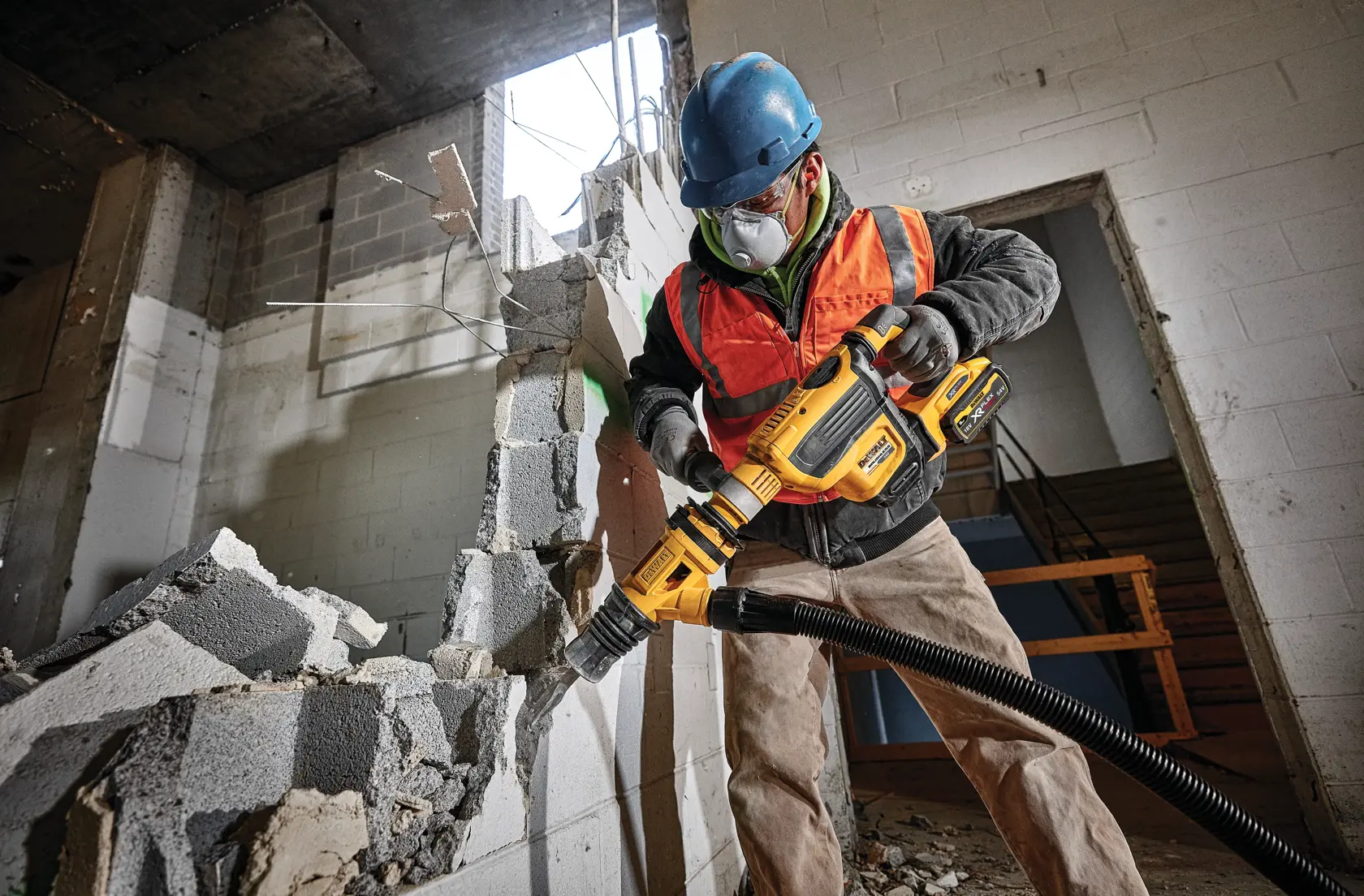 DEWALT® 54V XR® FLEXVOLT® 45mm SDS Max Hammer Drill (Tool Only)