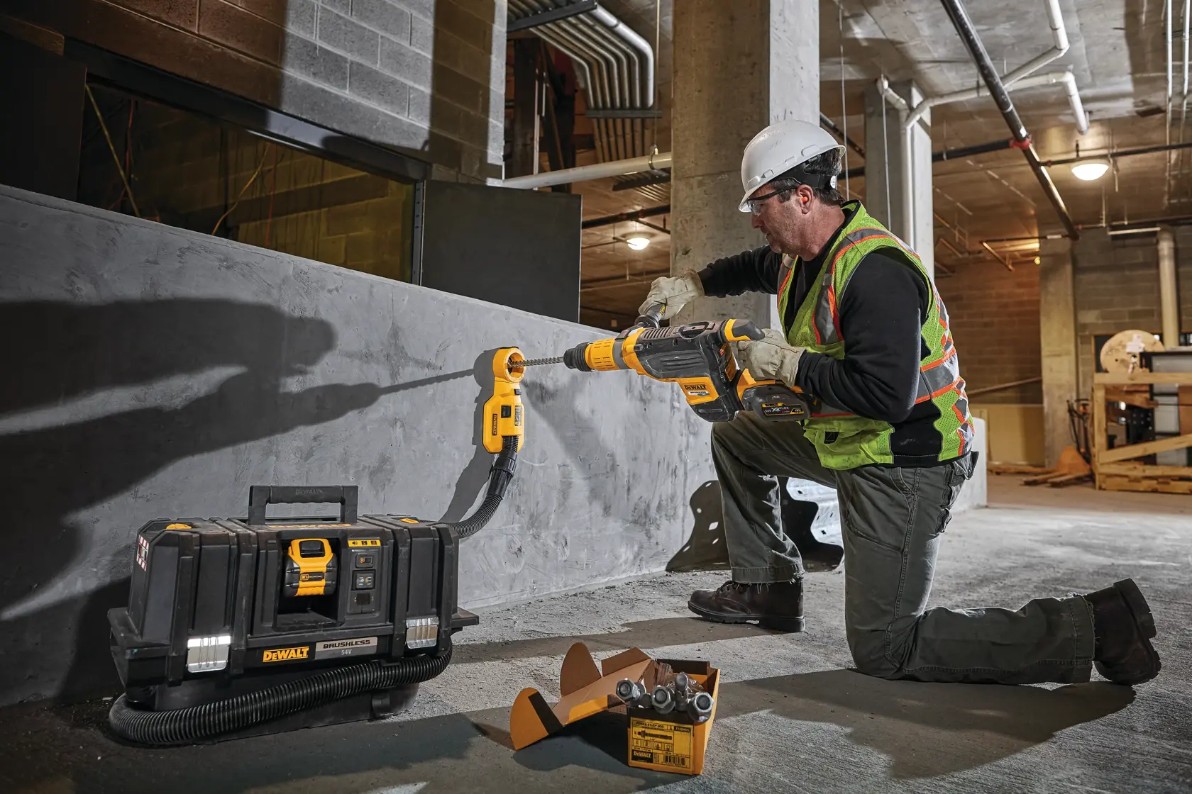 DEWALT® 54V XR® FLEXVOLT® 52mm SDS Max Hammer Drill (Tool Only)