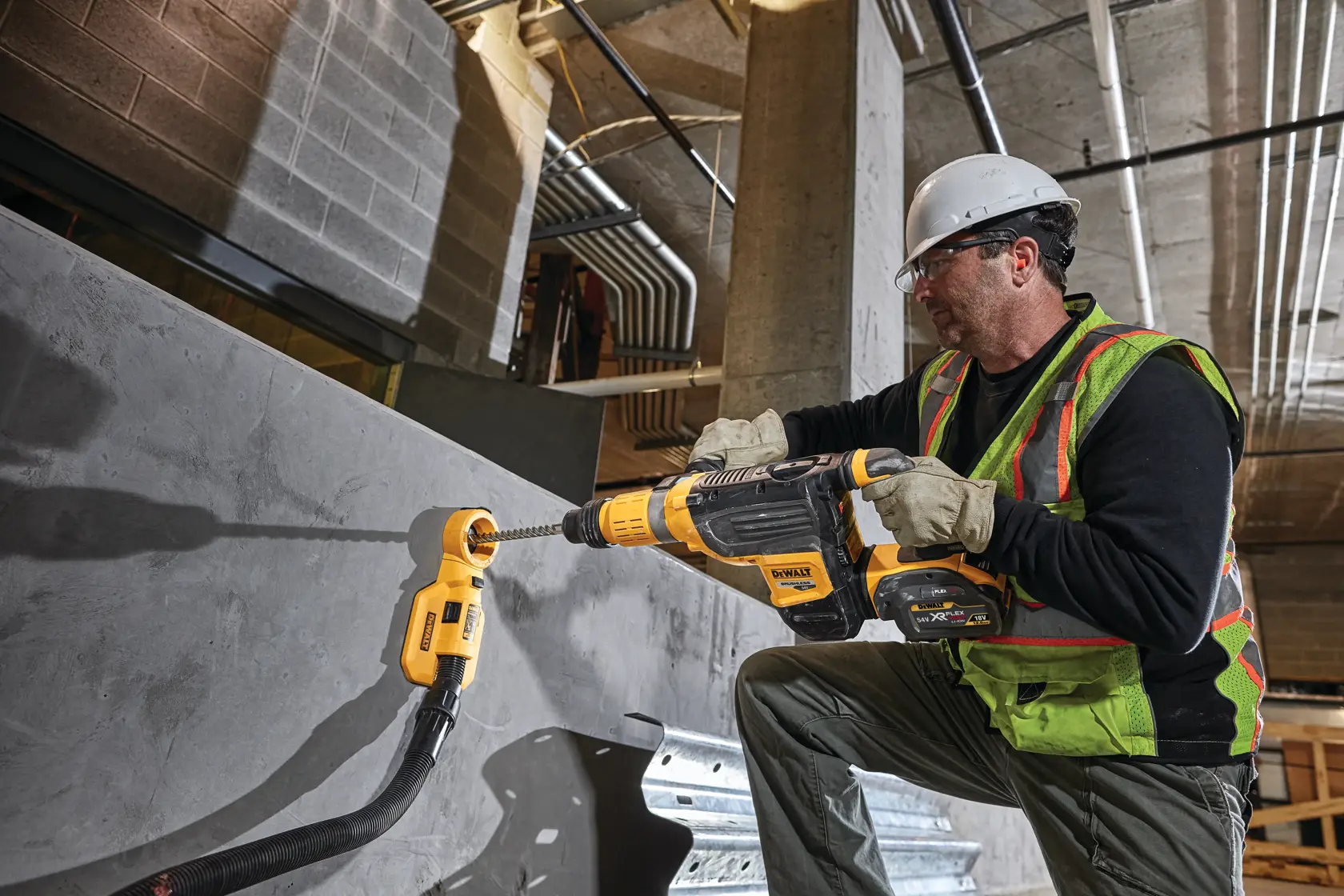 DEWALT® 54V XR® FLEXVOLT® 52mm SDS Max Hammer Drill (Tool Only)