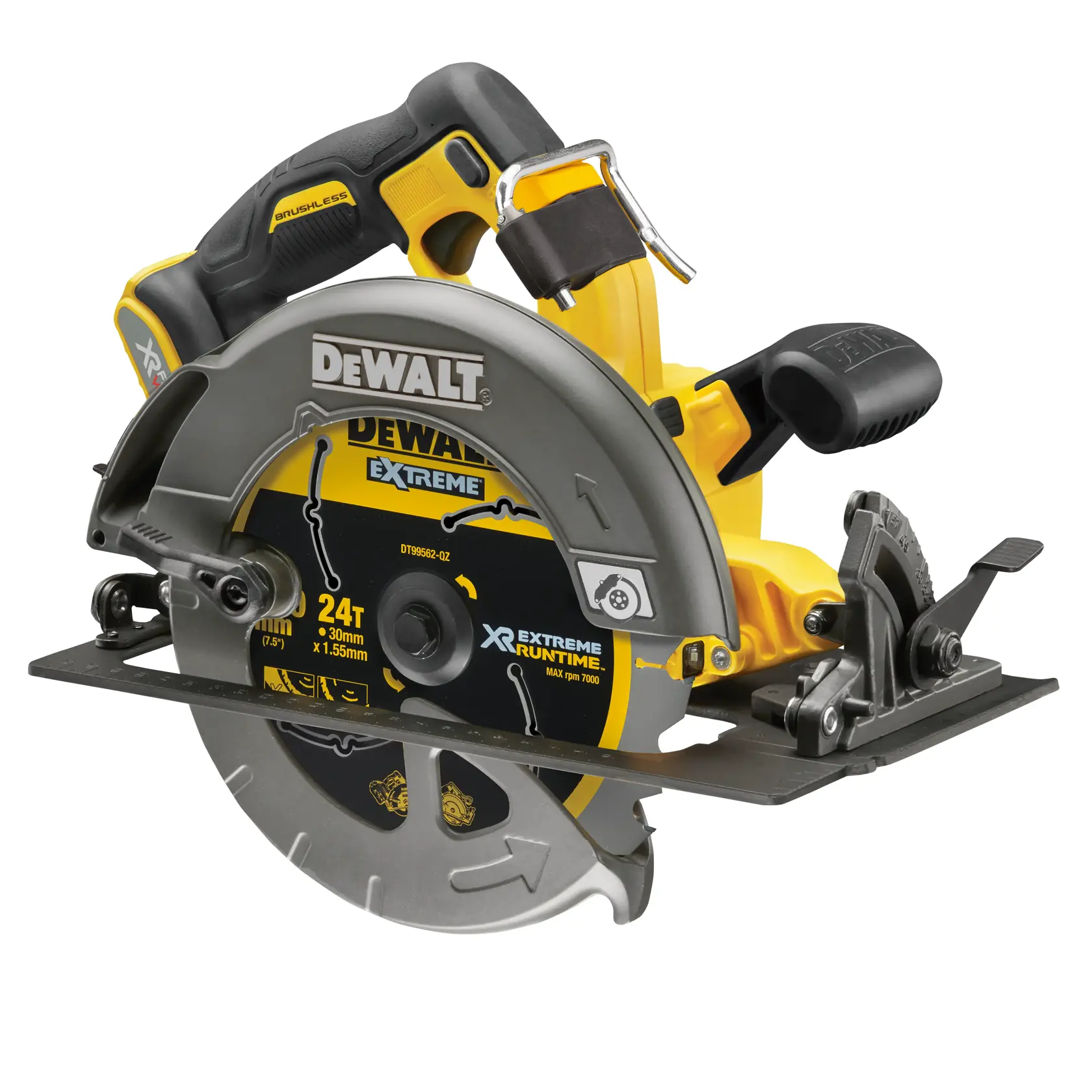 DEWALT® 54V XR® FLEXVOLT® 184 mm Circular Saw (Tool Only)
