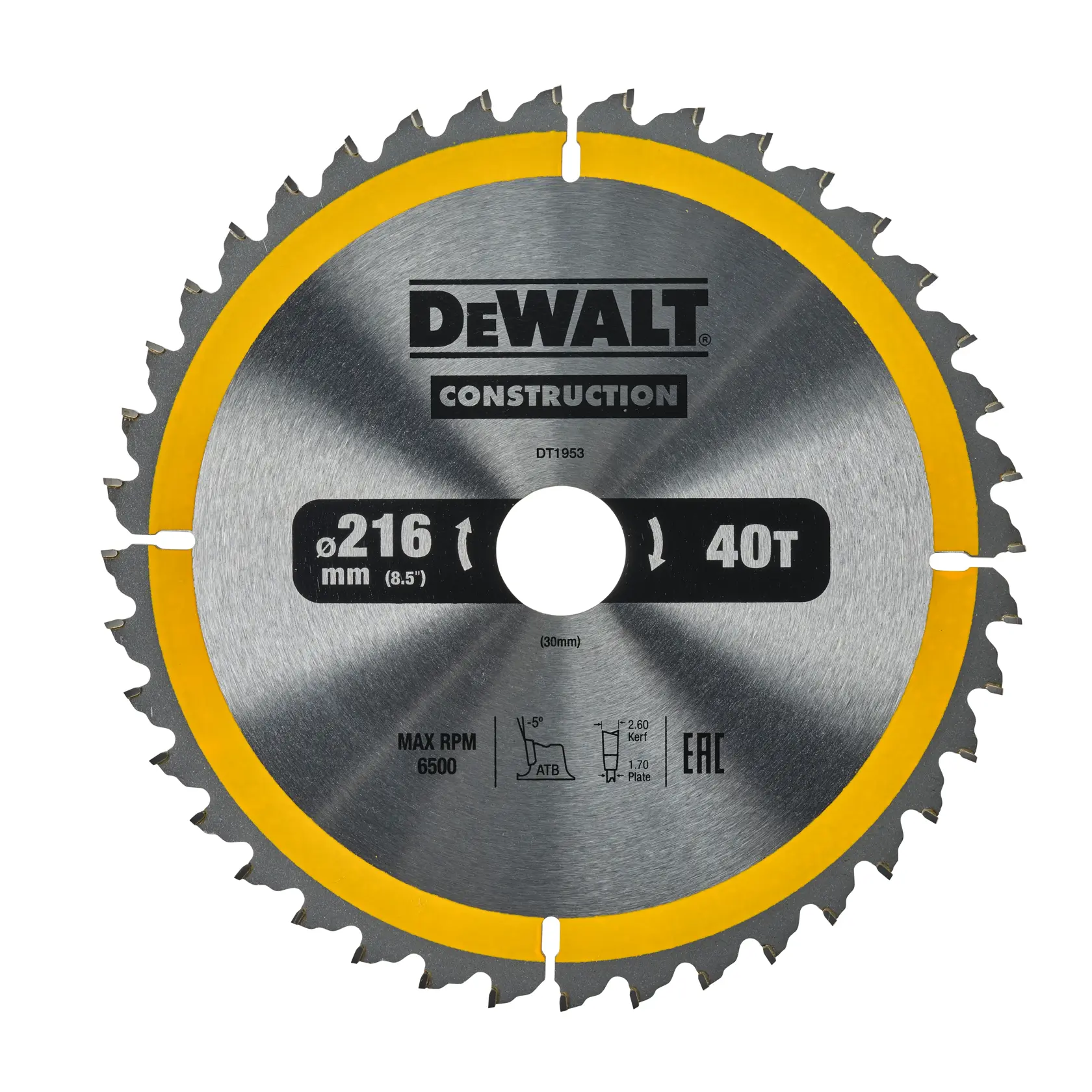 DEWALT logo in bold black letters centered on a white background.