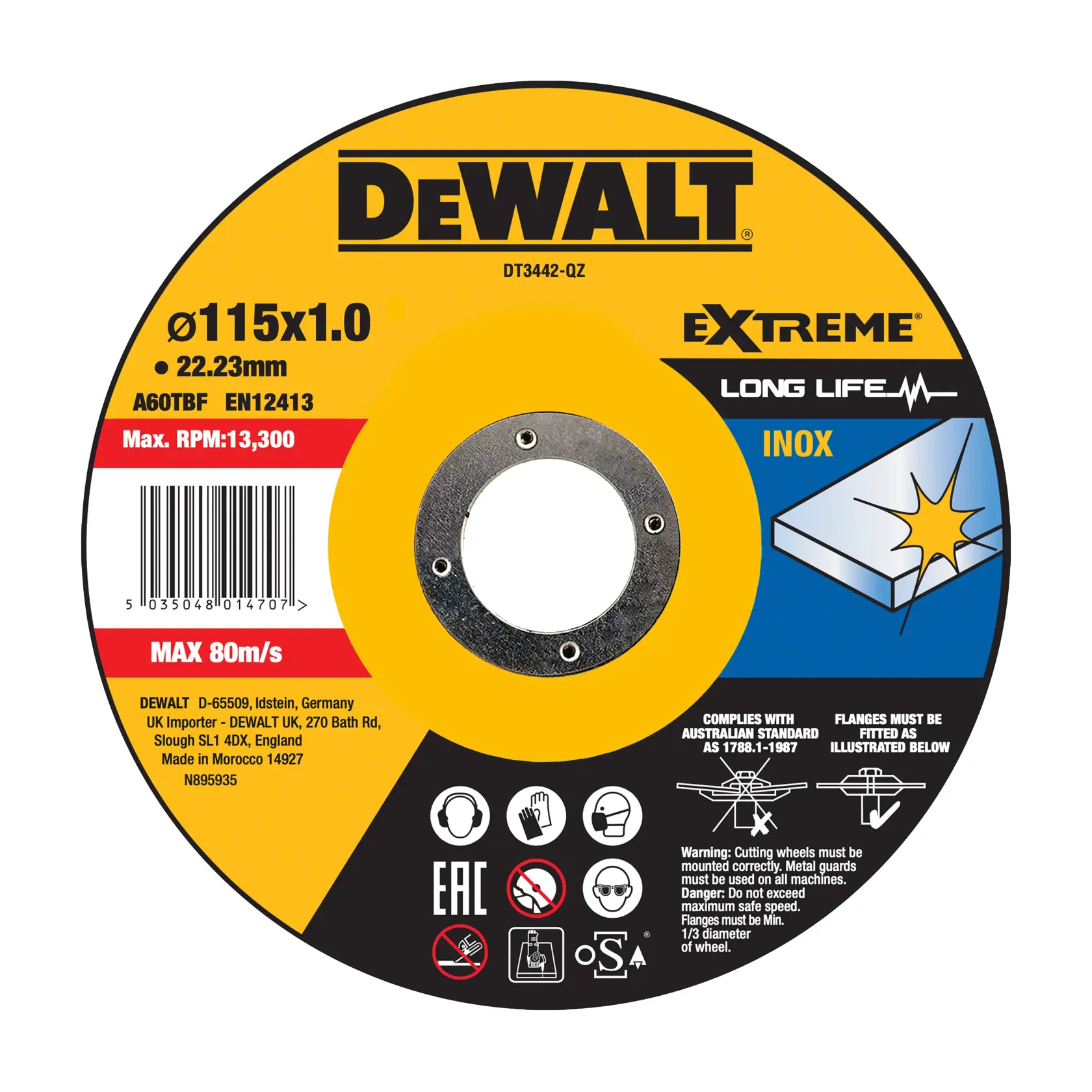 DEWALT logo in bold black letters centered on a white background.
