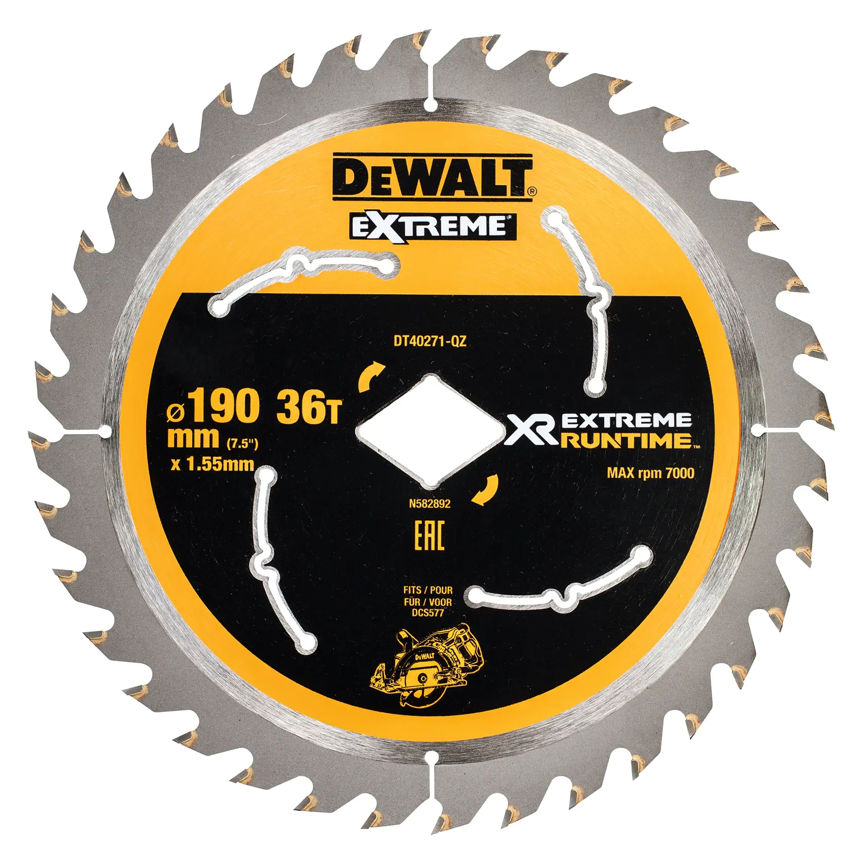 DEWALT logo in bold black letters centered on a white background.