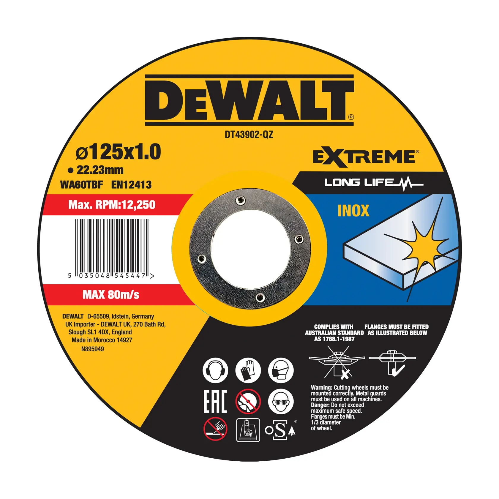 DEWALT logo in bold black letters centered on a white background.