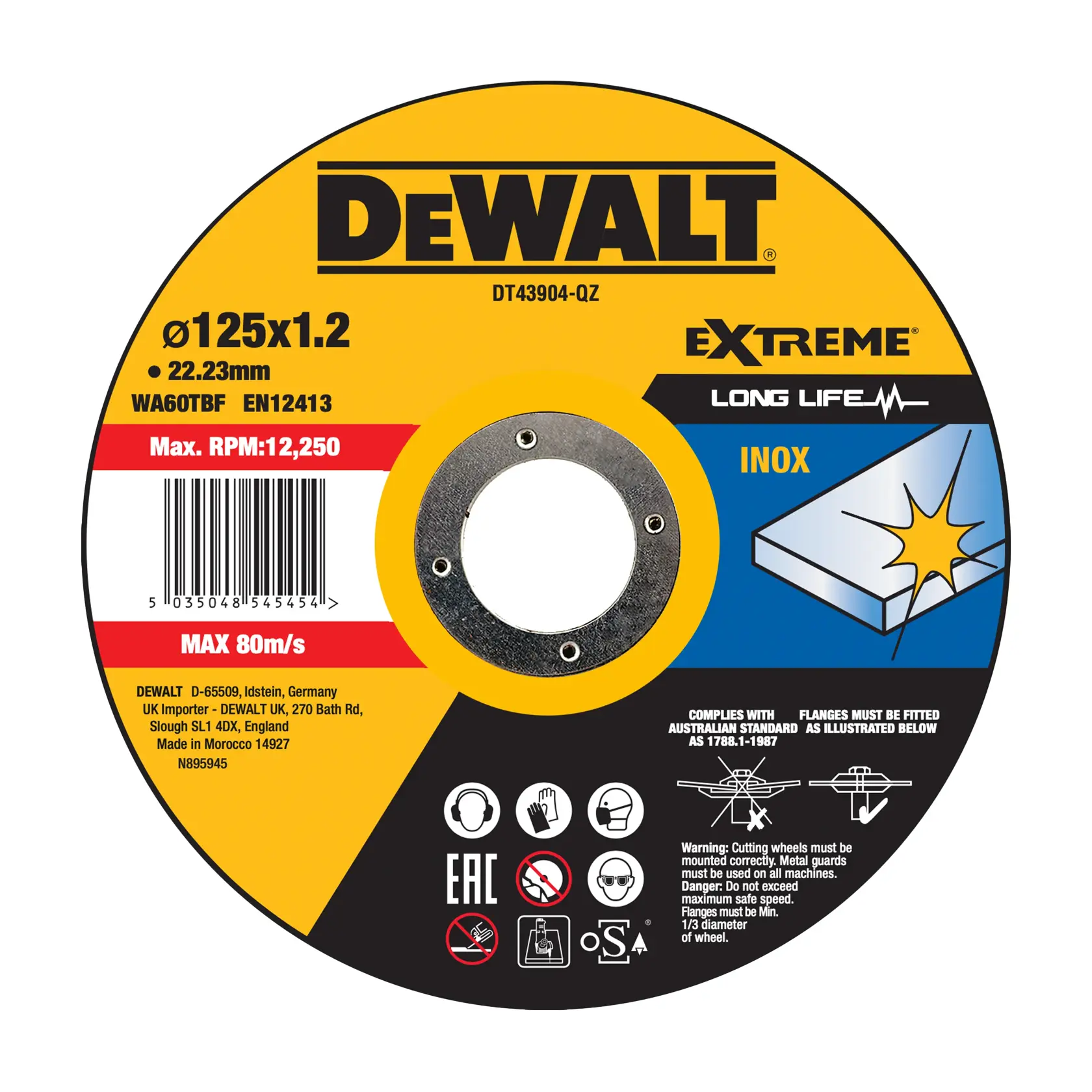 DEWALT logo in bold black letters centered on a white background.