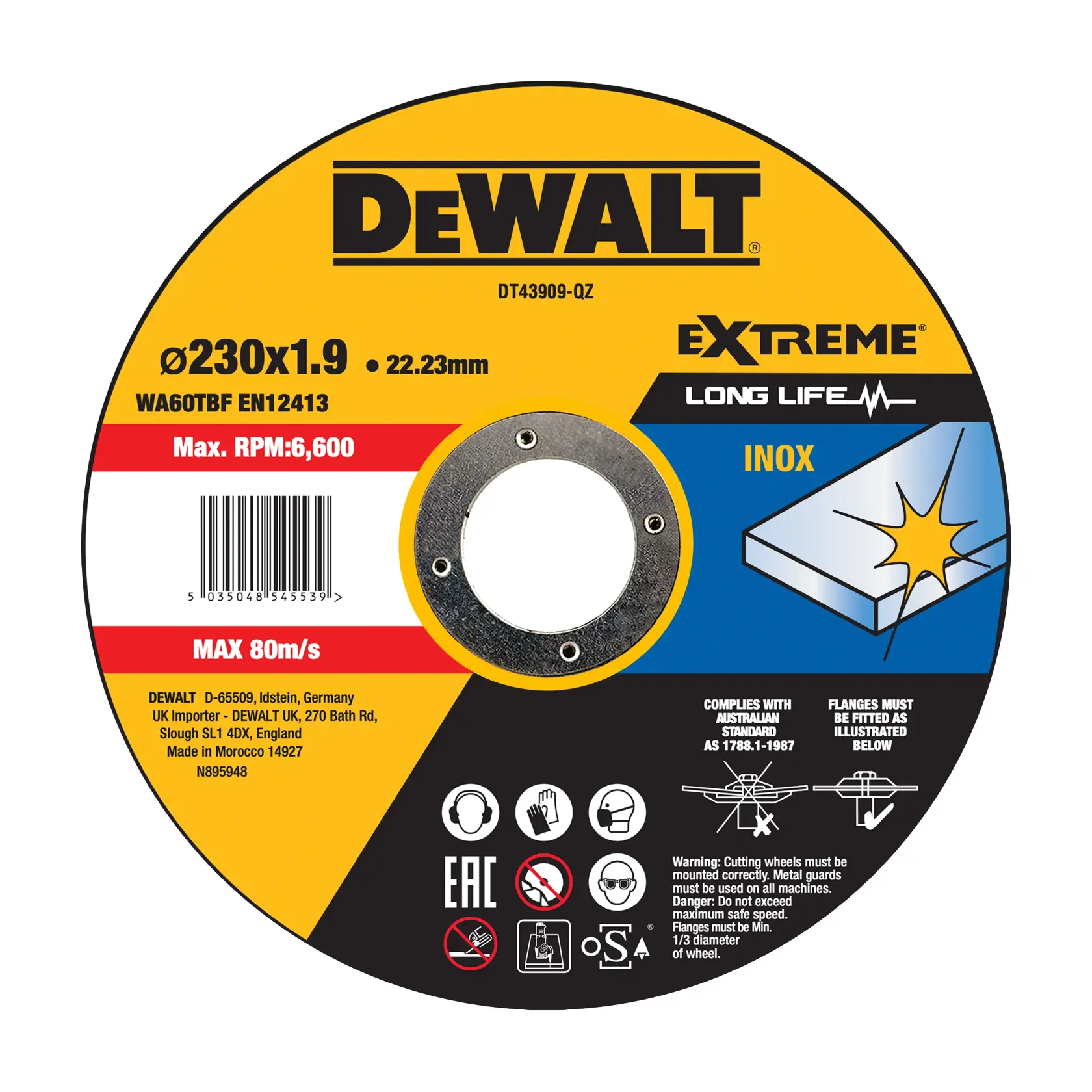DEWALT logo in bold black letters centered on a white background.