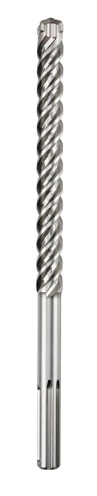 A DEWALT SDS-Max masonry drill bit with spiral design for concrete and stone drilling, shown on a white background.
