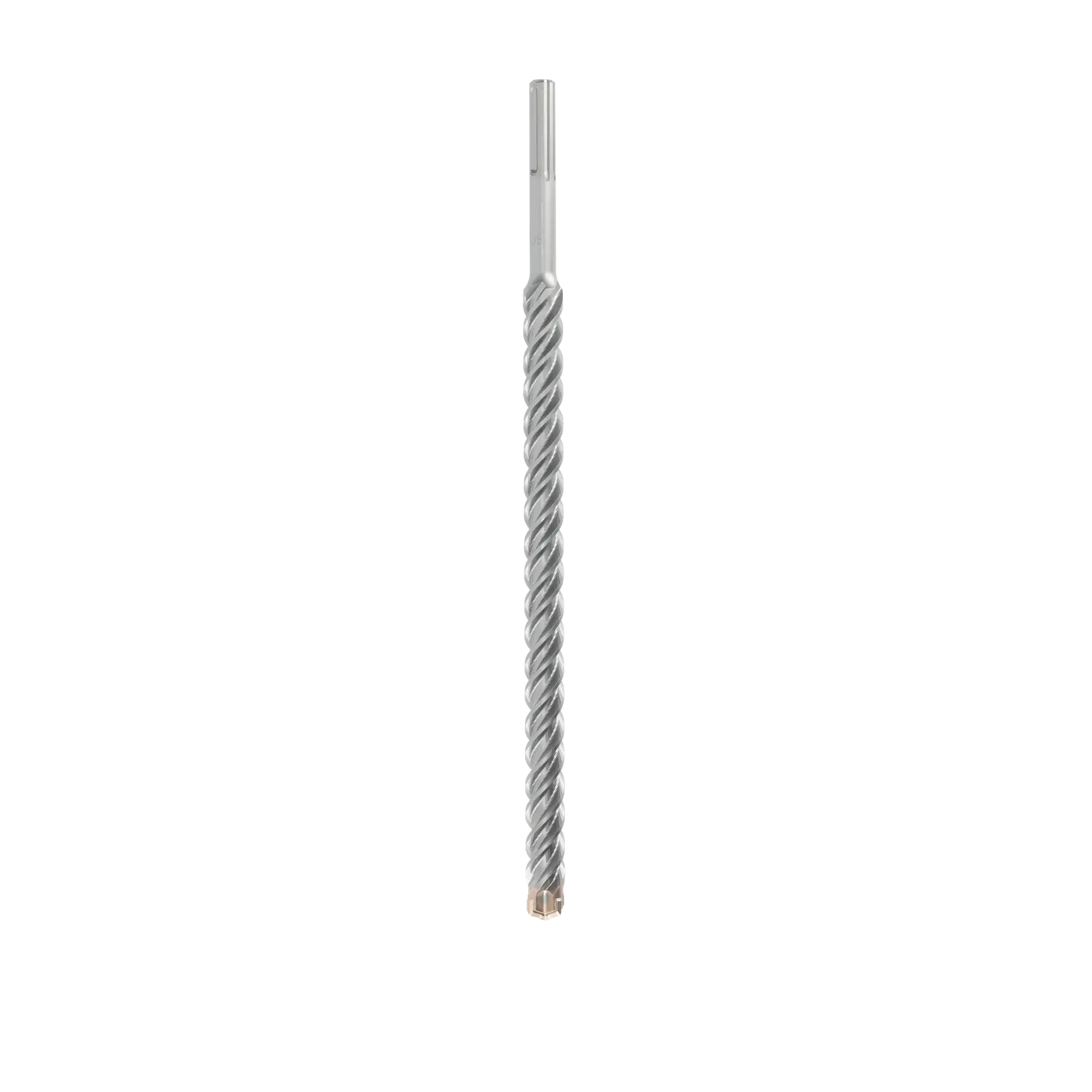 A single DEWALT spiral drill bit with a metal tip, isolated on a white background.