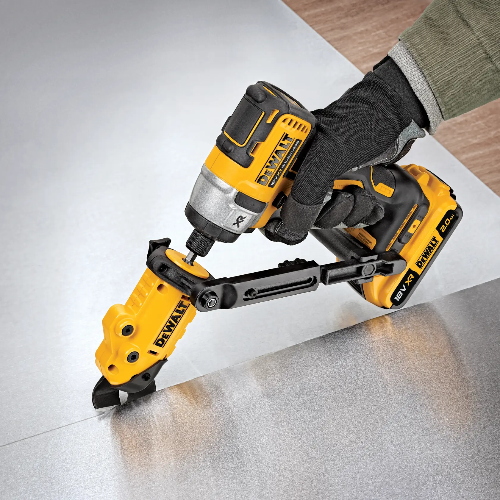 DEWALT® EXTREME® 18ga HEX Impact Shear Attachment