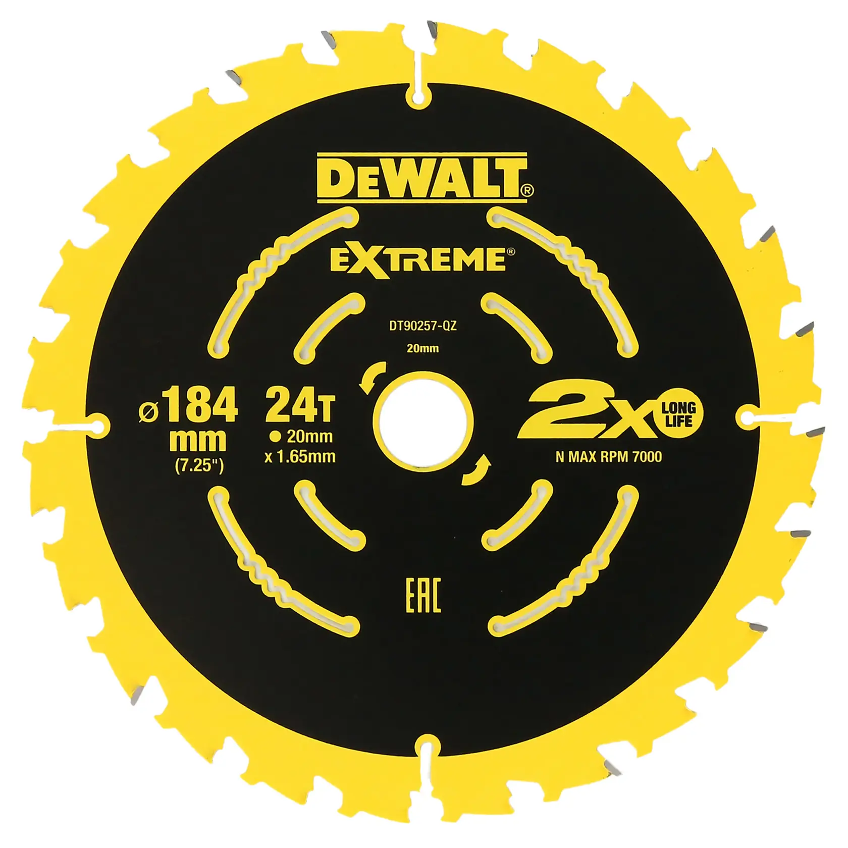 DEWALT logo in bold black letters centered on a white background.