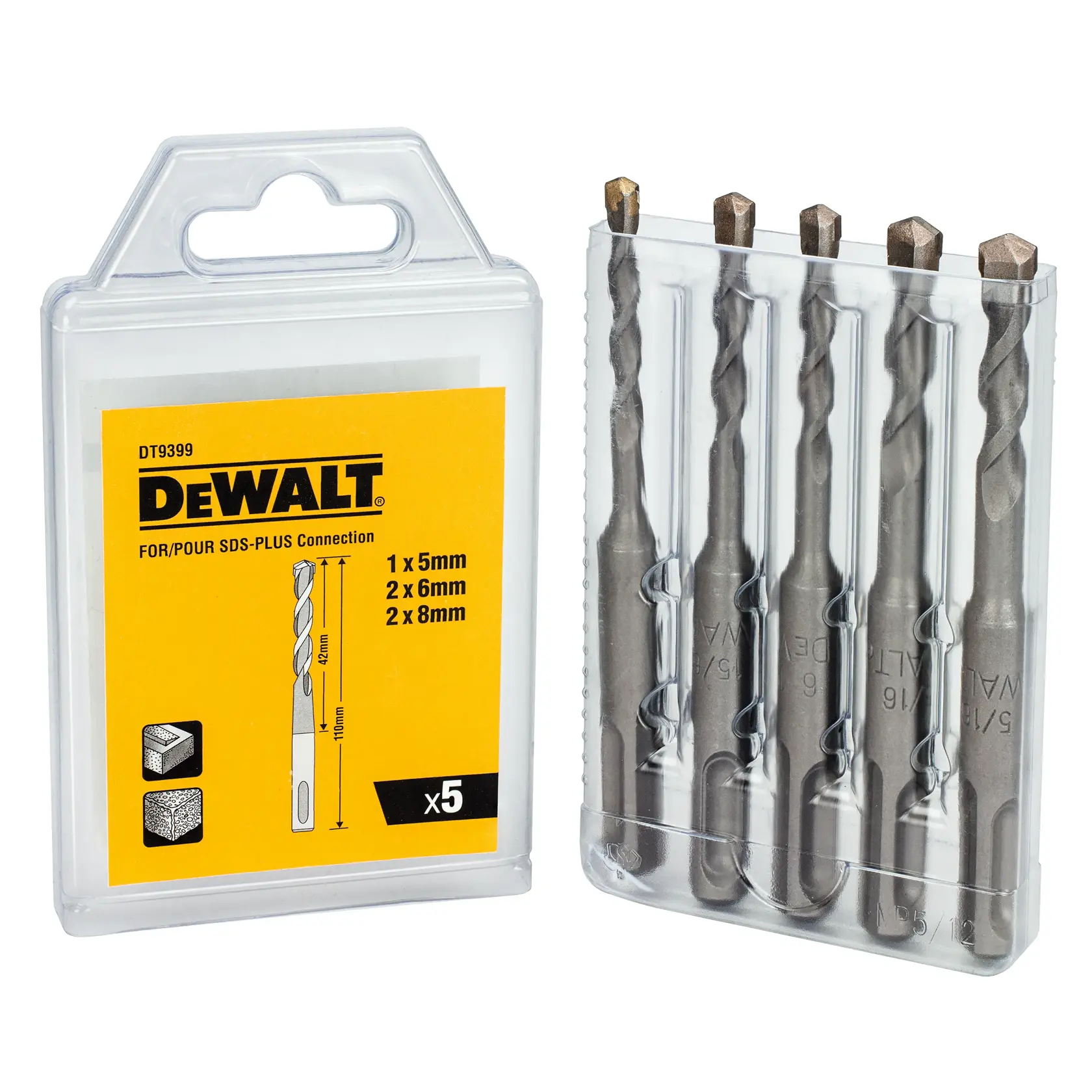 DEWALT® SDS Plus Cutter Drill Bit (5 pcs.)