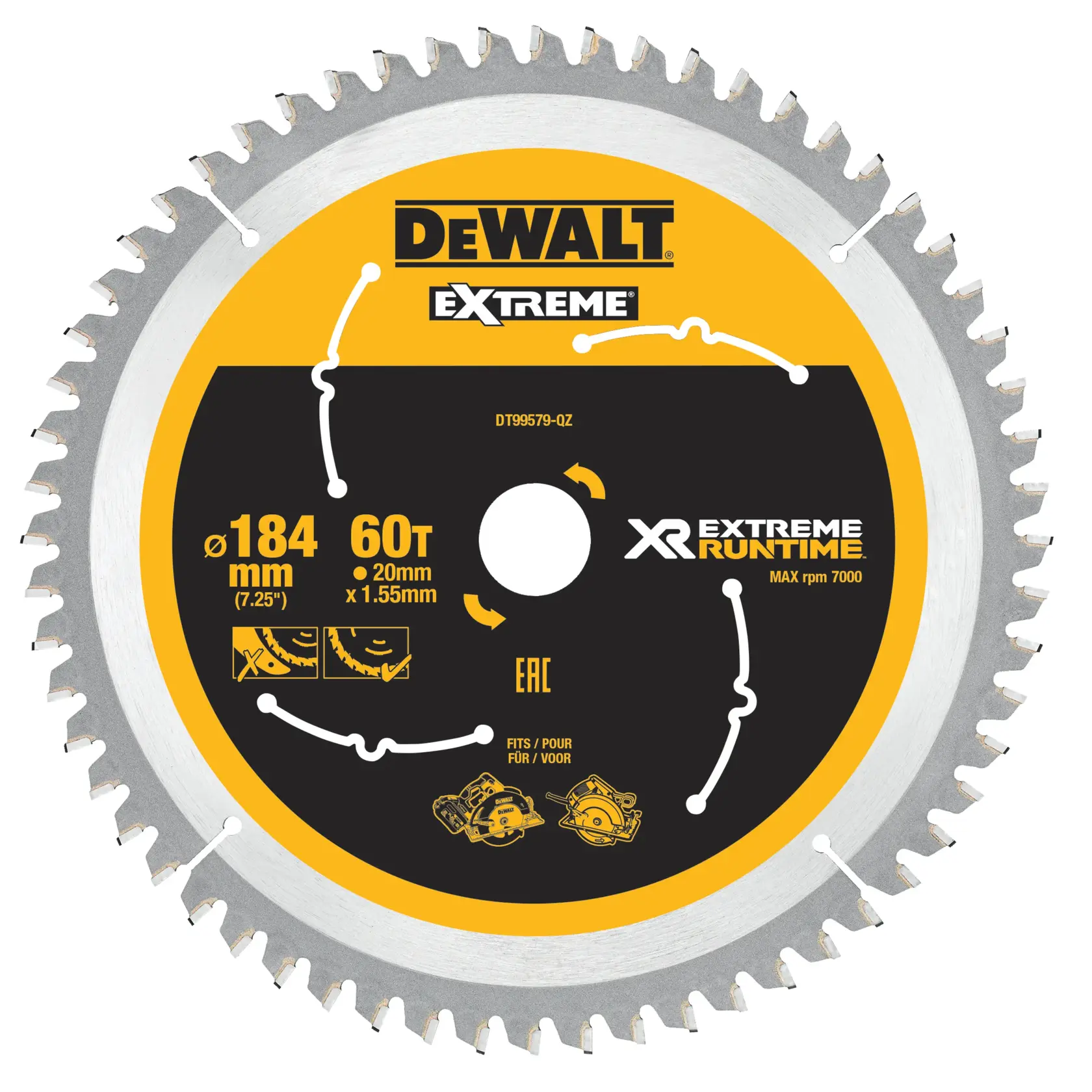 DEWALT logo in bold black letters centered on a white background.