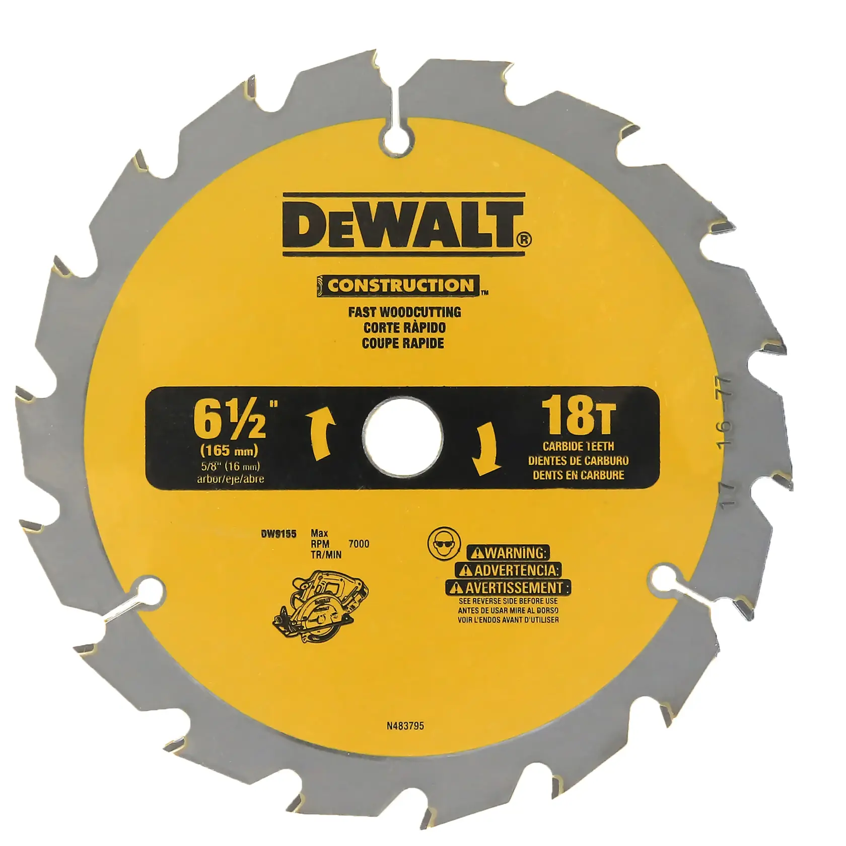 DEWALT logo in bold black letters centered on a white background.