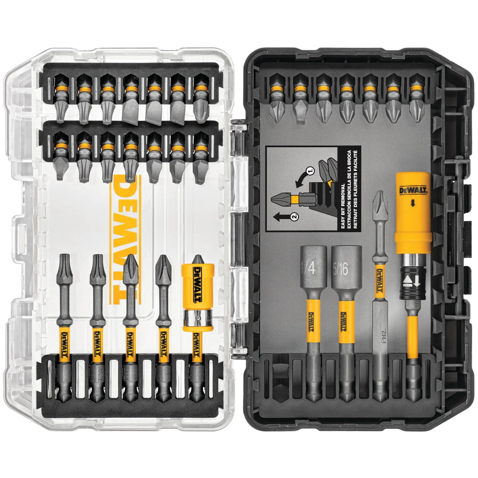 DEWALT logo in bold black letters centered on a white background.