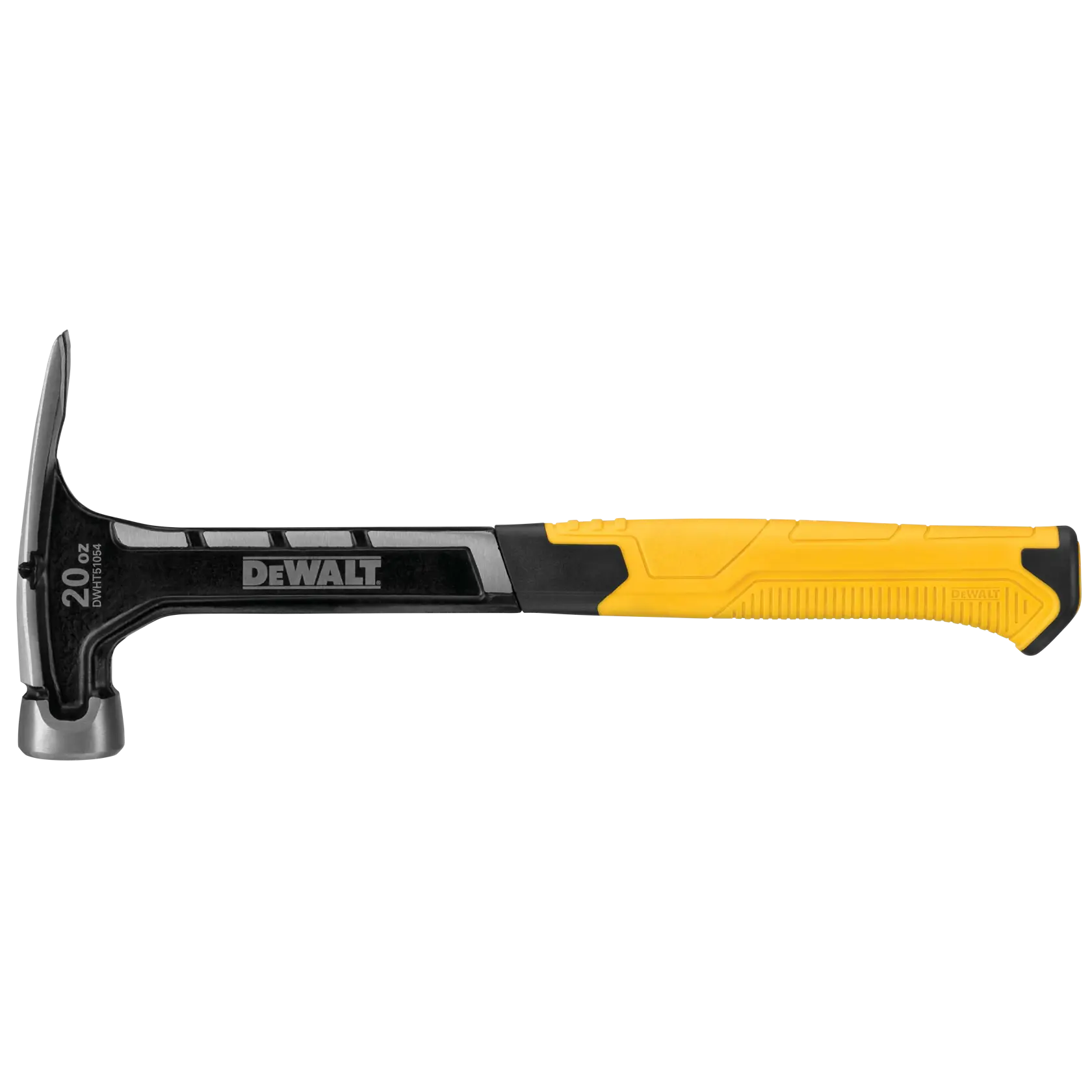 Profile of 20 ounces 1 and Piece Steel Hammer.