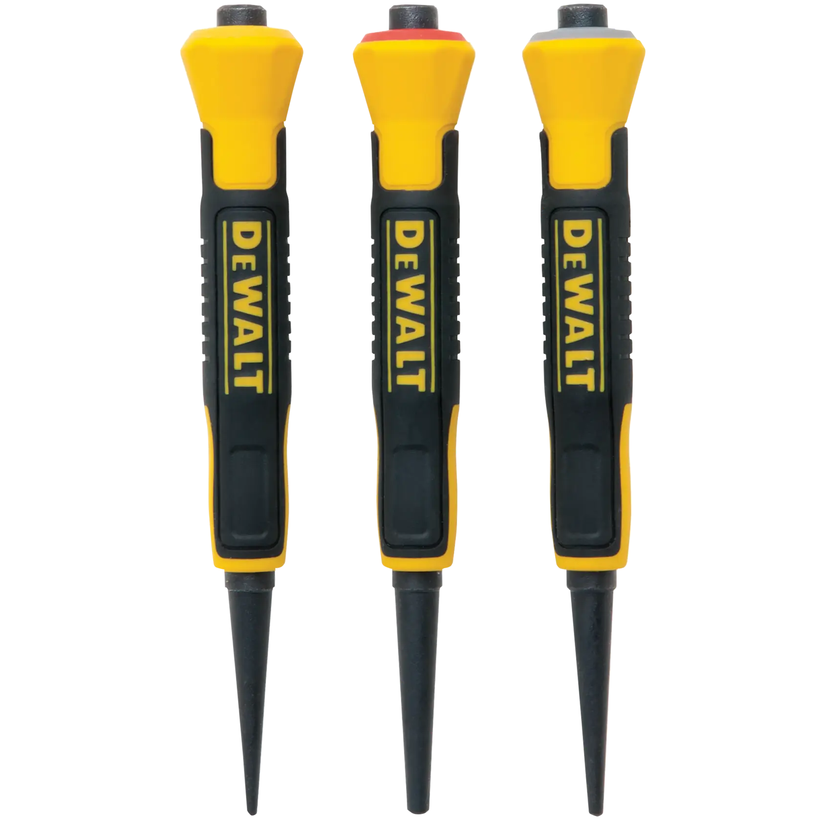 One thirty second two thirty seconds three thirty seconds inch Bi Material Nail Sets.