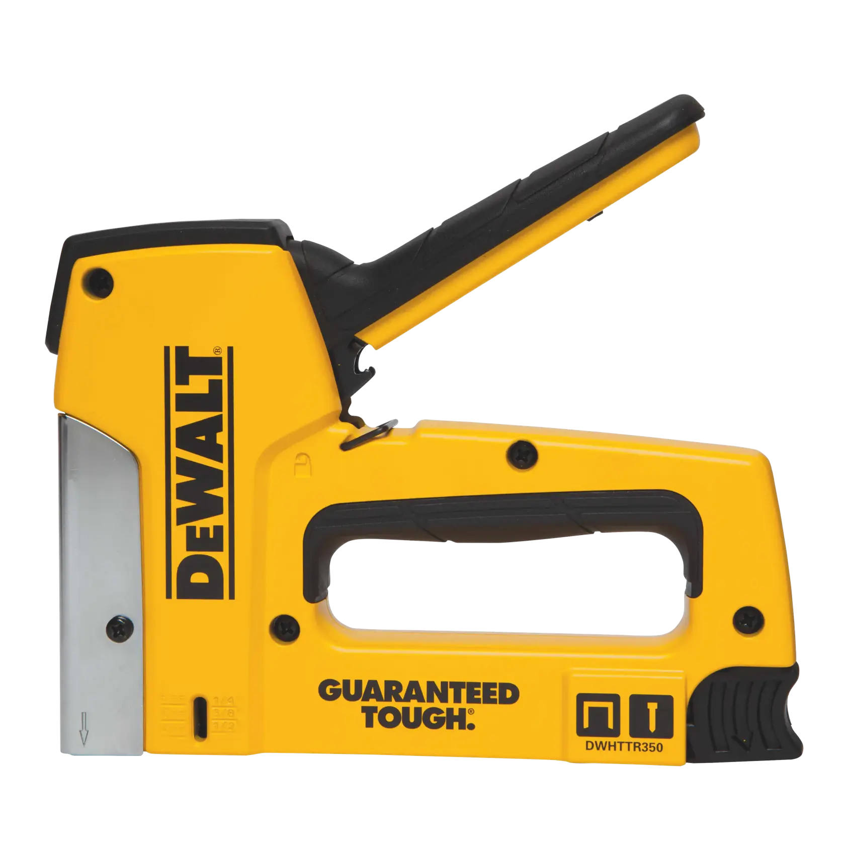 Left profile of  Heavy Duty Staple and Brad Tacker.