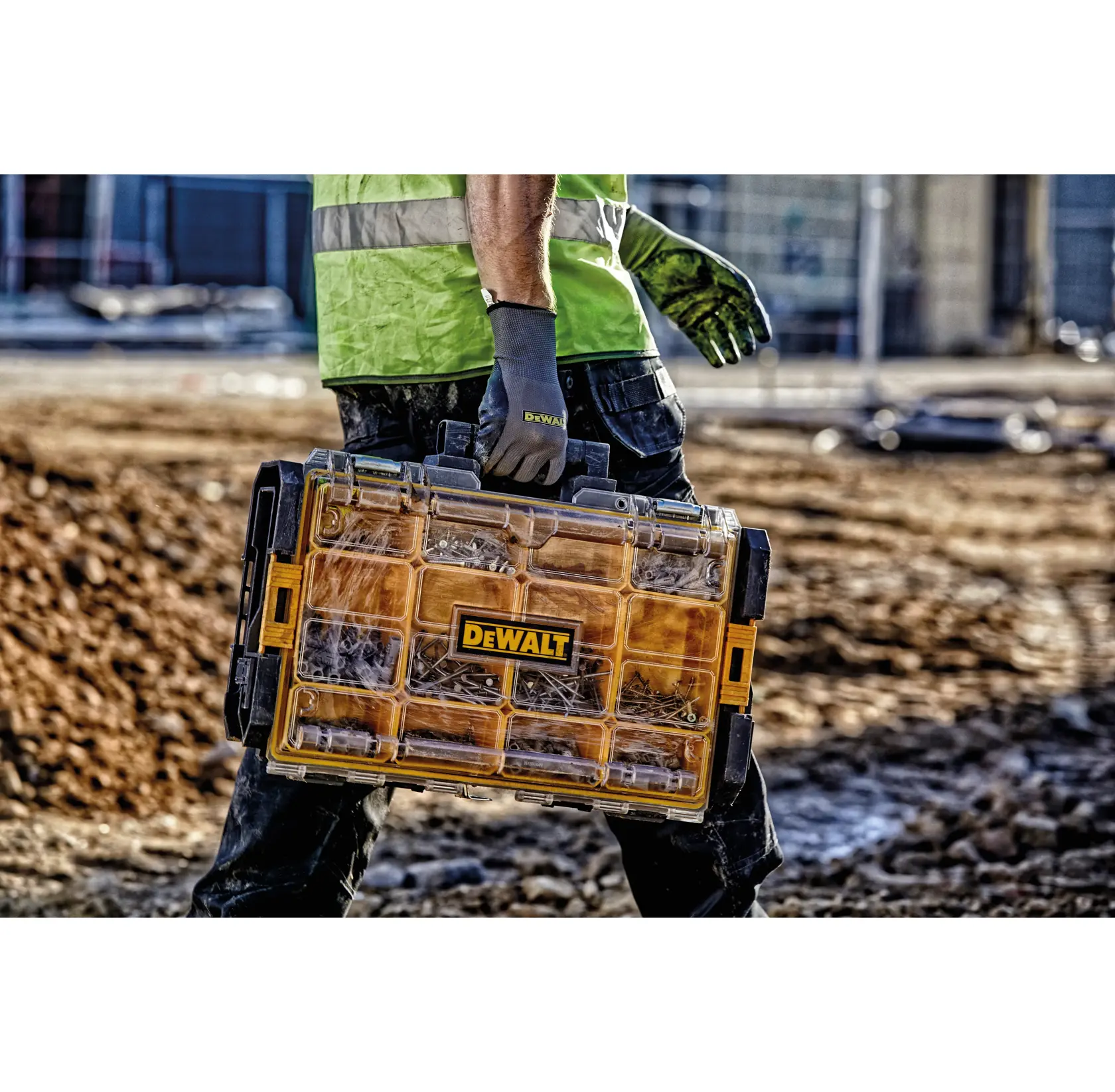 DEWALT® TOUGHSYSTEM® DS100 Clear Lid Organiser